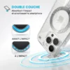 Coque iPhone 15 Pro MagSafe Perfect-Clear Grip