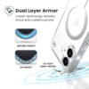 Coque iPhone 17 Presidio Perfect Clear MagSafe Speck transparent et argent