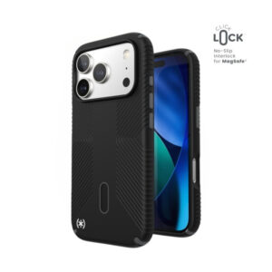 Coque iPhone 17 Pro Presidio2 Grip ClickLock MagSafe noir Speck