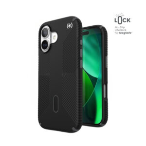 Coque iPhone 17 noir Presidio2 Grip ClickLock et MagSafe Speck