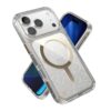 Coque iPhone 17 Pro Presidio Lux MagSafe transparente paillette et or métallique Speck