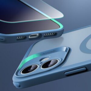 Coque iPhone 16 MagSafe ESR Classic Pro – Bleu Givré