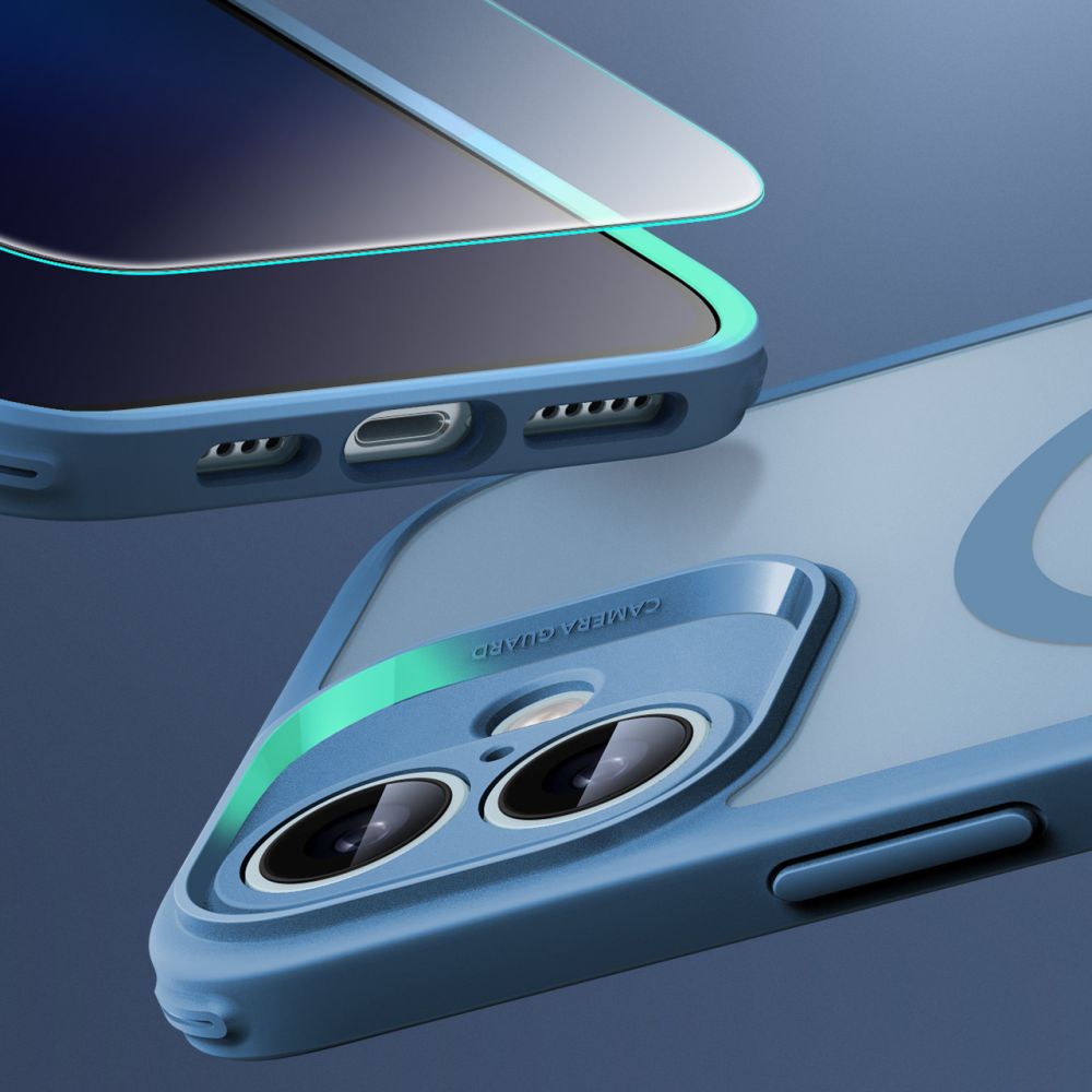 Coque iPhone 16 MagSafe ESR Classic Pro – Bleu Givré