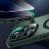 Coque iPhone 16 Pro MagSafe ESR Classic Pro – Vert Givré
