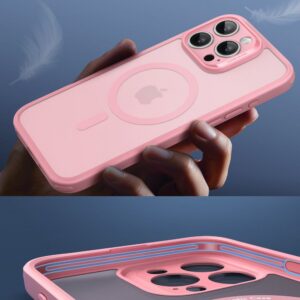 Coque iPhone 16 Pro Max MagSafe ESR Classic Pro – Rose Givré
