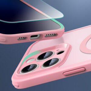 Coque iPhone 16 Pro Max MagSafe ESR Classic Pro – Rose Givré