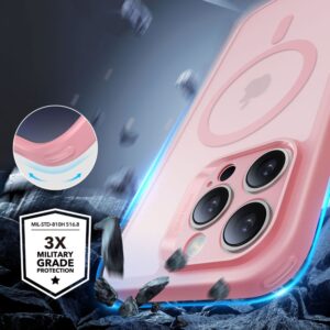 Coque iPhone 16 Pro Max MagSafe ESR Classic Pro – Rose Givré