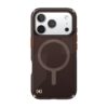 Coque iPhone 17 Pro brune et orange MagSafe Presidio Lux Grip Speck