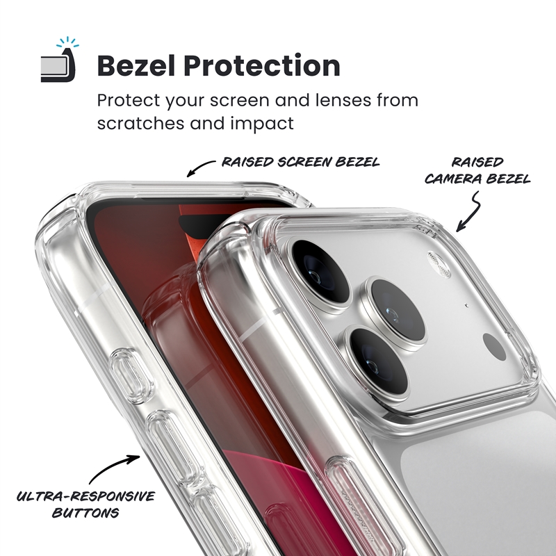 Coque iPhone 17 Pro Max transparente Presidio Perfect-Clear Speck