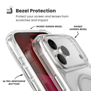 Coque iPhone 17 Pro Max transparente et argentée MagSafe Presidio Perfect Clear Speck