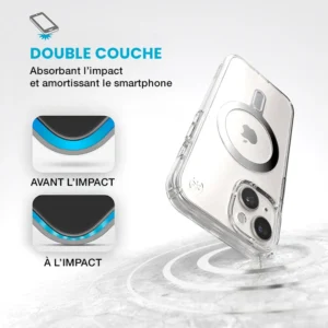 Coque iPhone 15 MagSafe Presidio Perfect Clear