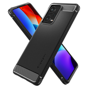 Coque Rugged Armor Spigen pour Xiaomi Redmi Note 12 Pro+ 5G noir