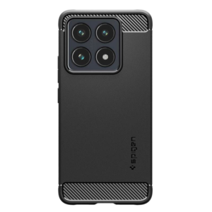 Coque Rugged Armor Spigen pour Xiaomi 14T noir mat