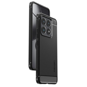 Coque Rugged Armor Spigen pour Xiaomi 14T noir mat