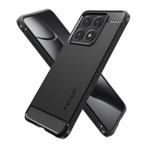 Coque Rugged Armor Spigen pour Xiaomi 14T noir mat