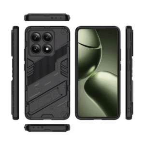 Coque antichoc fibre de carbone pour Xiaomi 14T noir