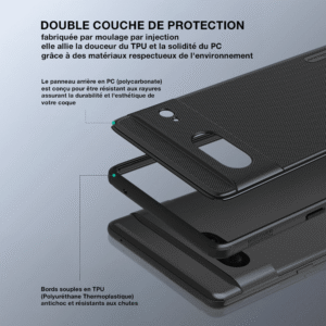 Coque Super Frosted Shield Pro Nillkin pour Google Pixel 7 Noir