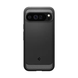 Coque Rugged Armor Spigen pour Google Pixel 9 Pro XL Noir mat