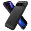 Coque Rugged Armor Spigen pour Google Pixel 9 Pro XL Noir mat