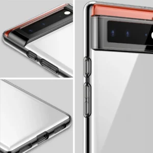 Coque transparente souple pour Google Pixel 7 Transparent