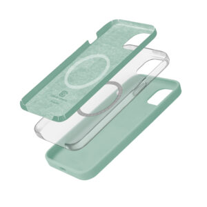 Coque MagSafe Crong pour iPhone 15 menthe - case-minute