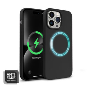 Coque MagSafe Crong pour iPhone 14 Pro Max noir - case-minute