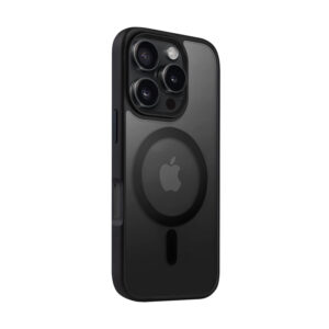 Coque Crong Hybrid Frost MagSafe pour iPhone 16 Pro Max noire - case-minute