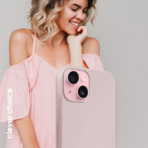 Coque MagSafe Crong pour iPhone 15 rose bonbon - case-minute