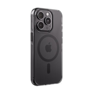 Coque Crong transparente et MagSafe pour iPhone 15 Pro MagSafe noir - case-minute