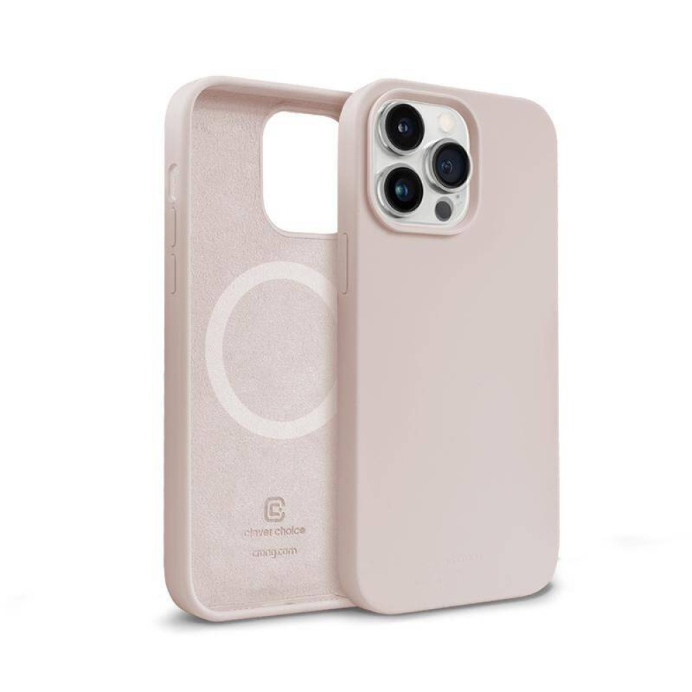 Coque MagSafe Crong pour iPhone 14 Pro Max rose bonbon - case-minute