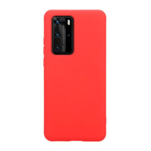Coque flexible Crong pour Huawei P40 Pro rouge - case-minute