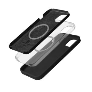 Coque MagSafe Crong pour iPhone 15 Plus noir - case-minute