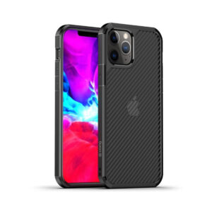 Coque Hybrid Carbon noire pour iPhone SE / 8 / 7 - case-minute