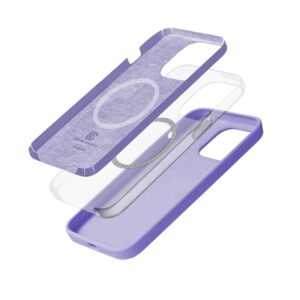 Coque MagSafe Crong pour iPhone 14 Pro Max violet - case-minute