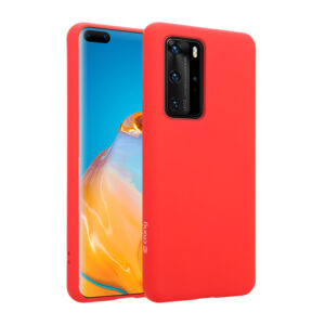Coque flexible Crong pour Huawei P40 Pro rouge - case-minute