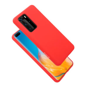 Coque flexible Crong pour Huawei P40 Pro rouge - case-minute