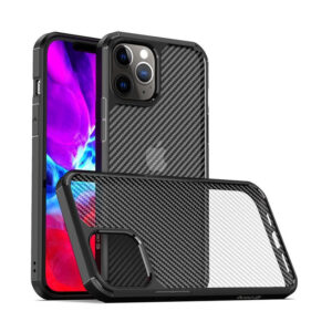 Coque Hybrid Carbon noire pour iPhone SE / 8 / 7 - case-minute