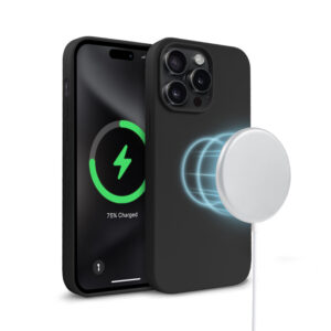 Coque MagSafe Crong pour iPhone 15 Pro noir - case-minute