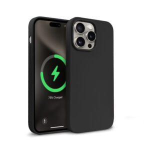 Coque MagSafe Crong pour iPhone 15 Pro noir - case-minute