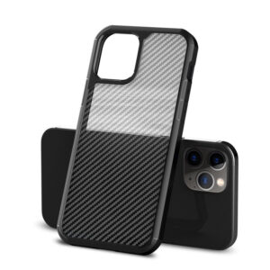 Coque Hybrid Carbon noire pour iPhone SE / 8 / 7 - case-minute