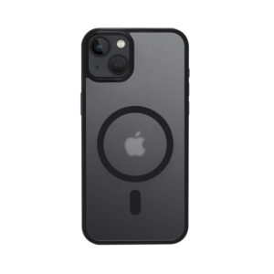 Coque Hybrid Frost MagSafe noir pour iPhone 15 - case-minute
