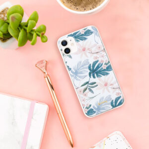 Coque Crong LEAF PATTERN pour iPhone 12 Mini - case-minute