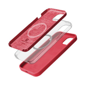 Coque MagSafe Crong pour iPhone 15 Plus rose - case-minute