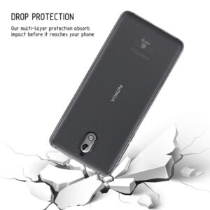 Coque fine de protection transparente Crong pour Nokia 3.1 - case-minute