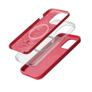 Coque MagSafe Crong pour iPhone 15 Pro rose - case-minute