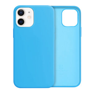 Coque flexible Crong pour iPhone 12 Mini bleue - case-minute