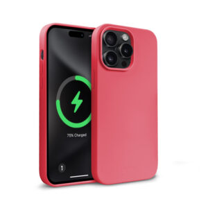 Coque MagSafe Crong pour iPhone 15 Pro rose - case-minute