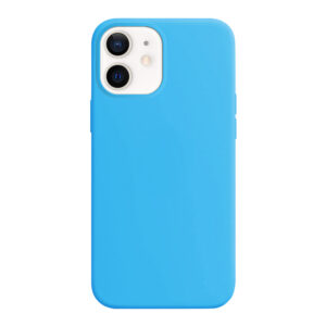 Coque flexible Crong pour iPhone 12 Mini bleue - case-minute