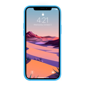 Coque flexible Crong pour iPhone 12 Mini bleue - case-minute