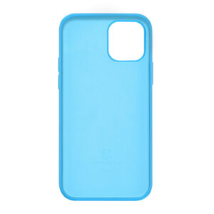 Coque flexible Crong pour iPhone 12 Mini bleue - case-minute